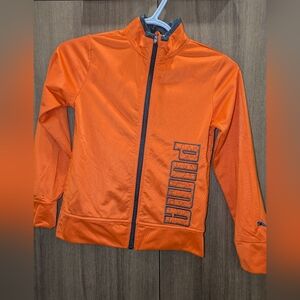 Puma Bold Orange Zip-Up Jacket